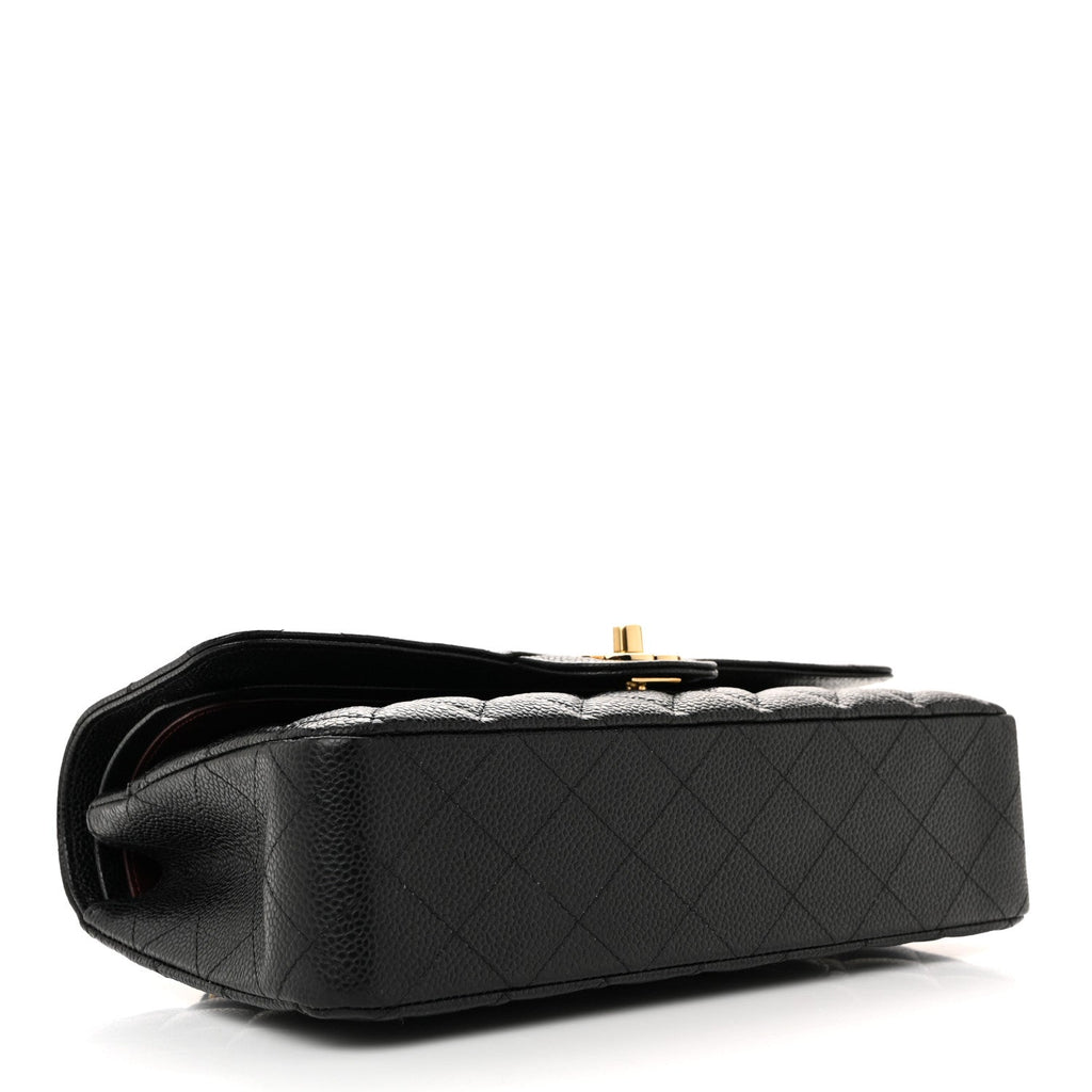 Chanel Caviar Quilted Medium Double Flap Black