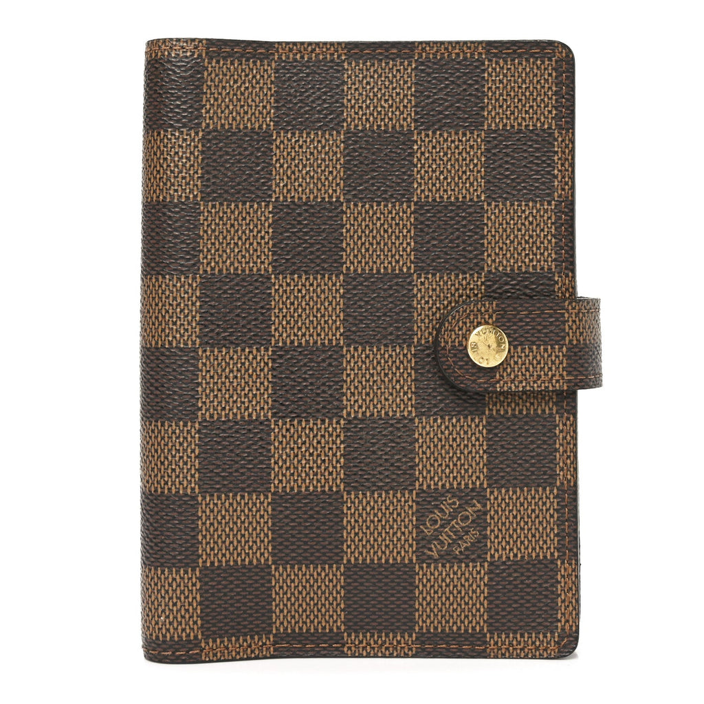 Louis Vuitton Damier Ebene Small Ring Agenda Cover