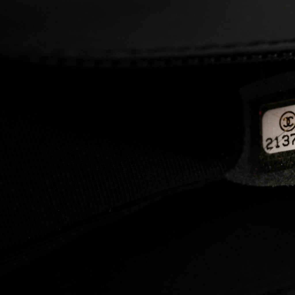 Chanel Lambskin Quilted New Medium Boy Flap Black