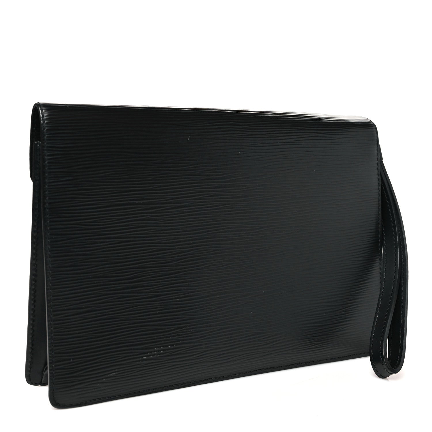 Louis Vuitton Epi Pochette Sellier Dragonne Clutch Black