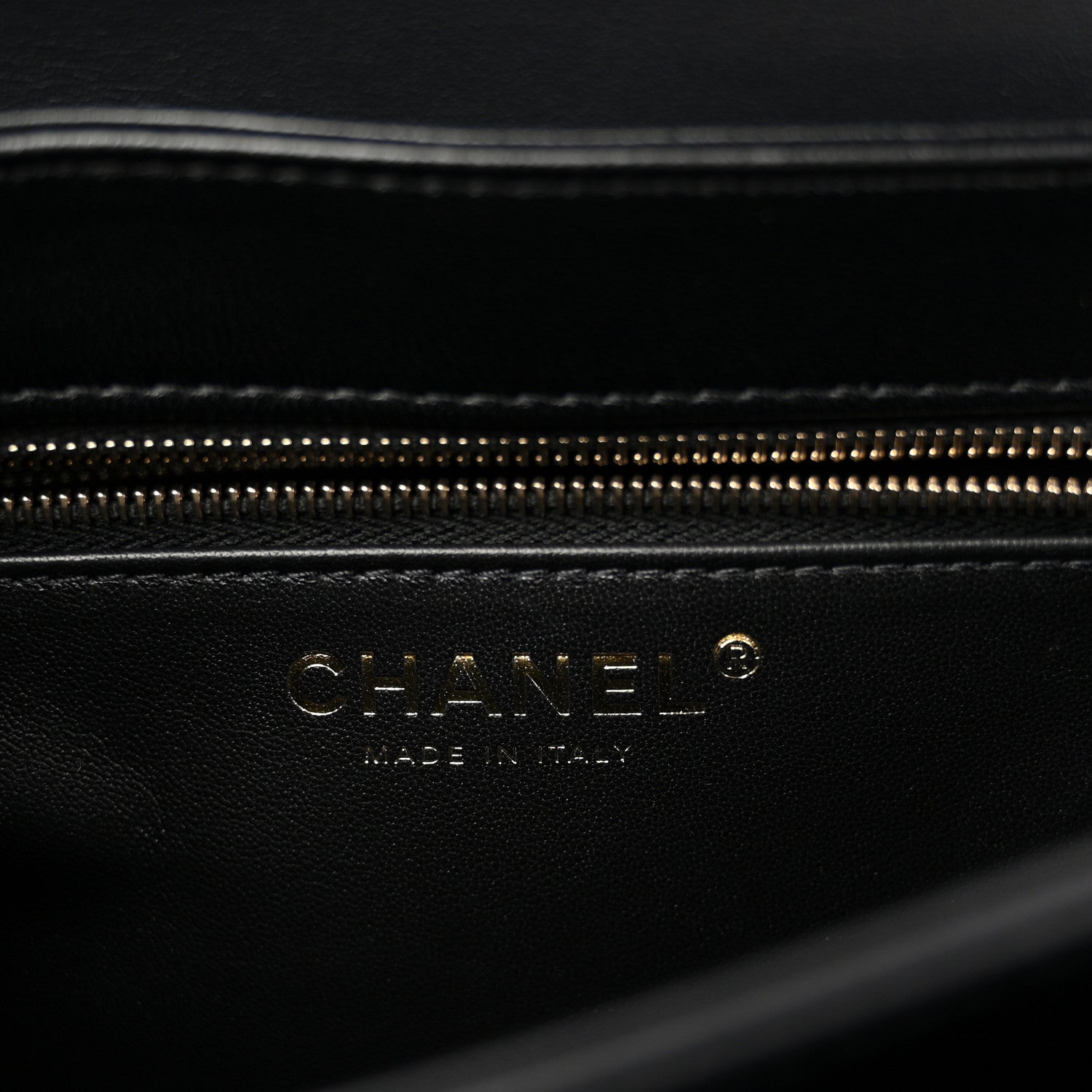 Chanel Lambskin Quilted Small Trendy CC Chain Dual Handle Flap Bag Black