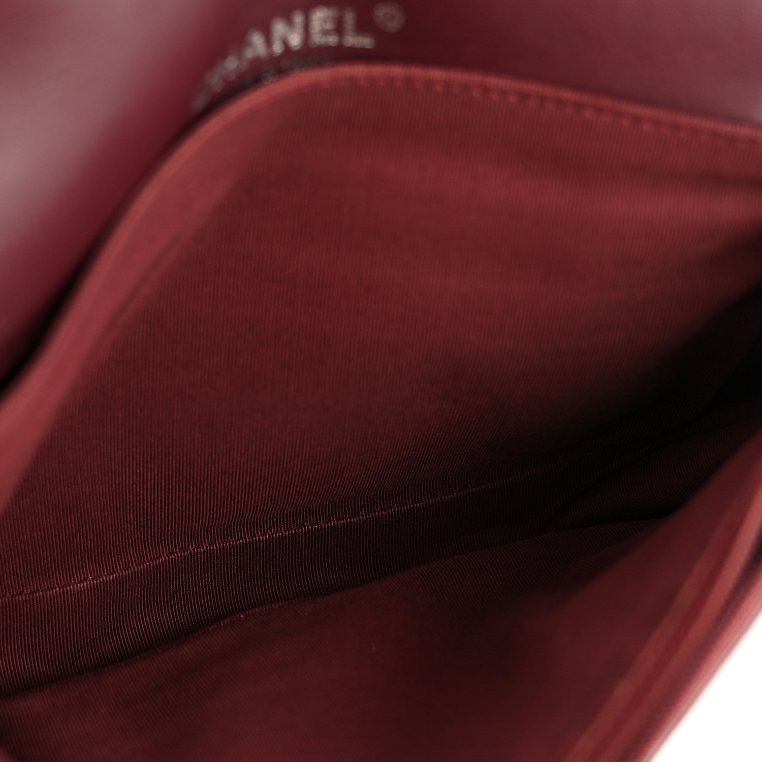 Chanel Patent Small Boy Reverso Flap Burgundy