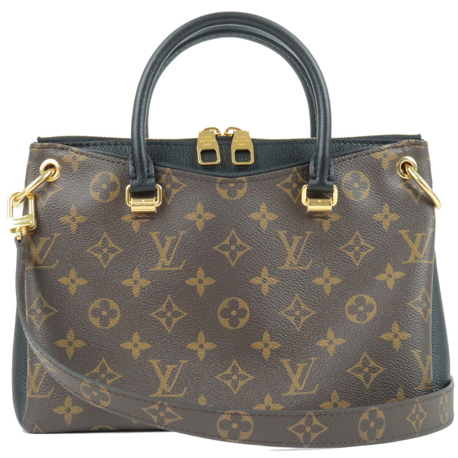Louis Vuitton Monogram Pallas BB 2Way Bag Hand Bag Noir M42960