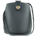 Louis Vuitton Epi Cluny Shoulder Bag Black Noir M52252