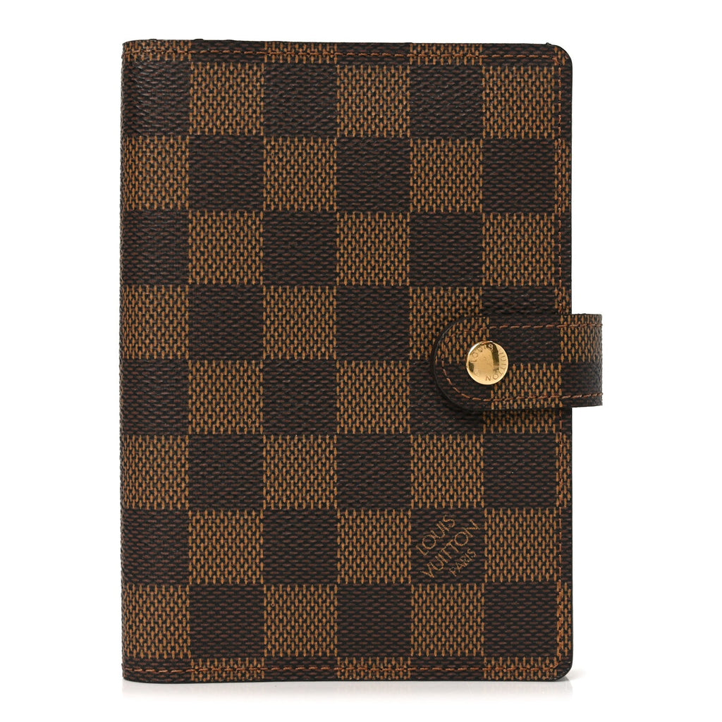Louis Vuitton Damier Ebene Small Ring Agenda Cover