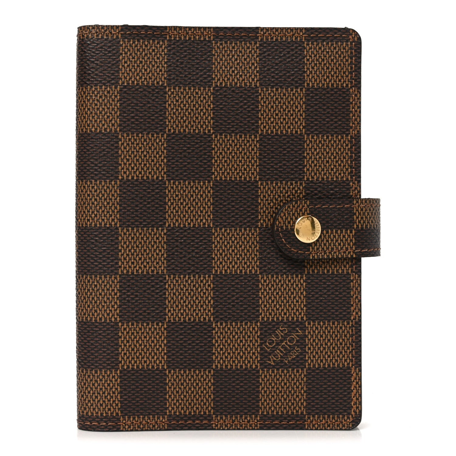 Louis Vuitton Damier Ebene Small Ring Agenda Cover