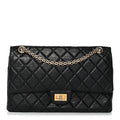 Chanel Aged Calfskin Quilted 2.55 Reissue 226 Flap Black