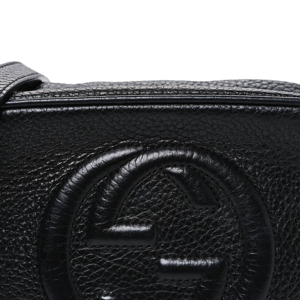 Gucci Pebbled Calfskin Small Soho Disco Bag Black