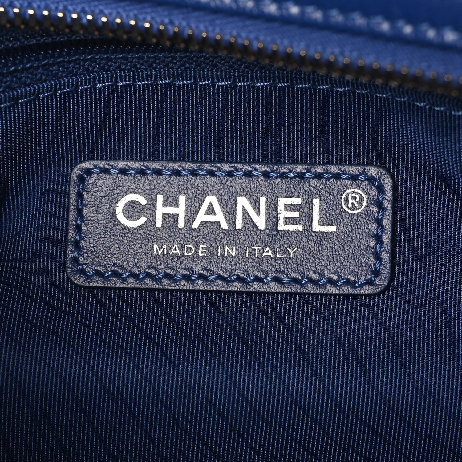 Chanel Aged Calfskin Quilted Medium Gabrielle Logo Hobo Blue