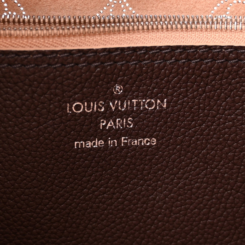 Louis Vuitton Mahina Carmel Hobo Chocolate
