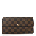 Louis Vuitton Damier Ebene Sarah Wallet
