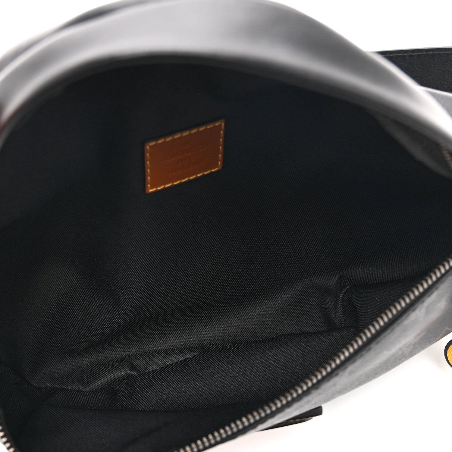 Louis Vuitton Monogram Eclipse Epi Gaston Label Discovery Bumbag Black Savan Yellow