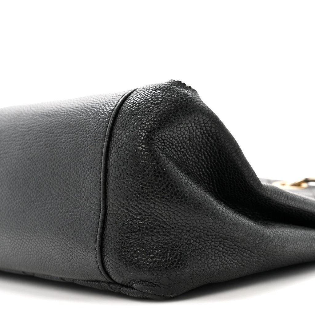 Chanel Caviar Quilted Grand Shopping Tote GST Black