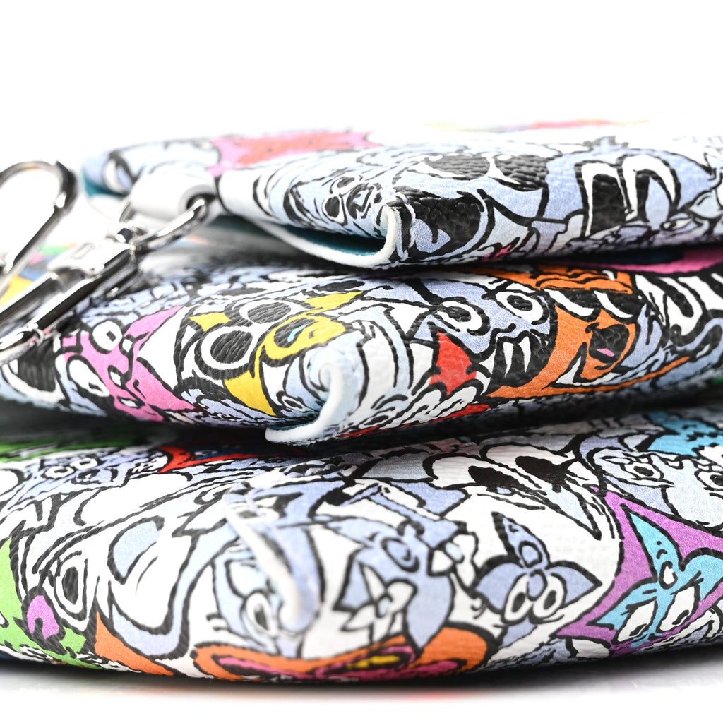 Louis Vuitton Monogram Comics Trio Envelope Pouch Multicolor