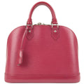 Louis Vuitton Epi Alma PM Hand Bag Fuchsia Pink M40490