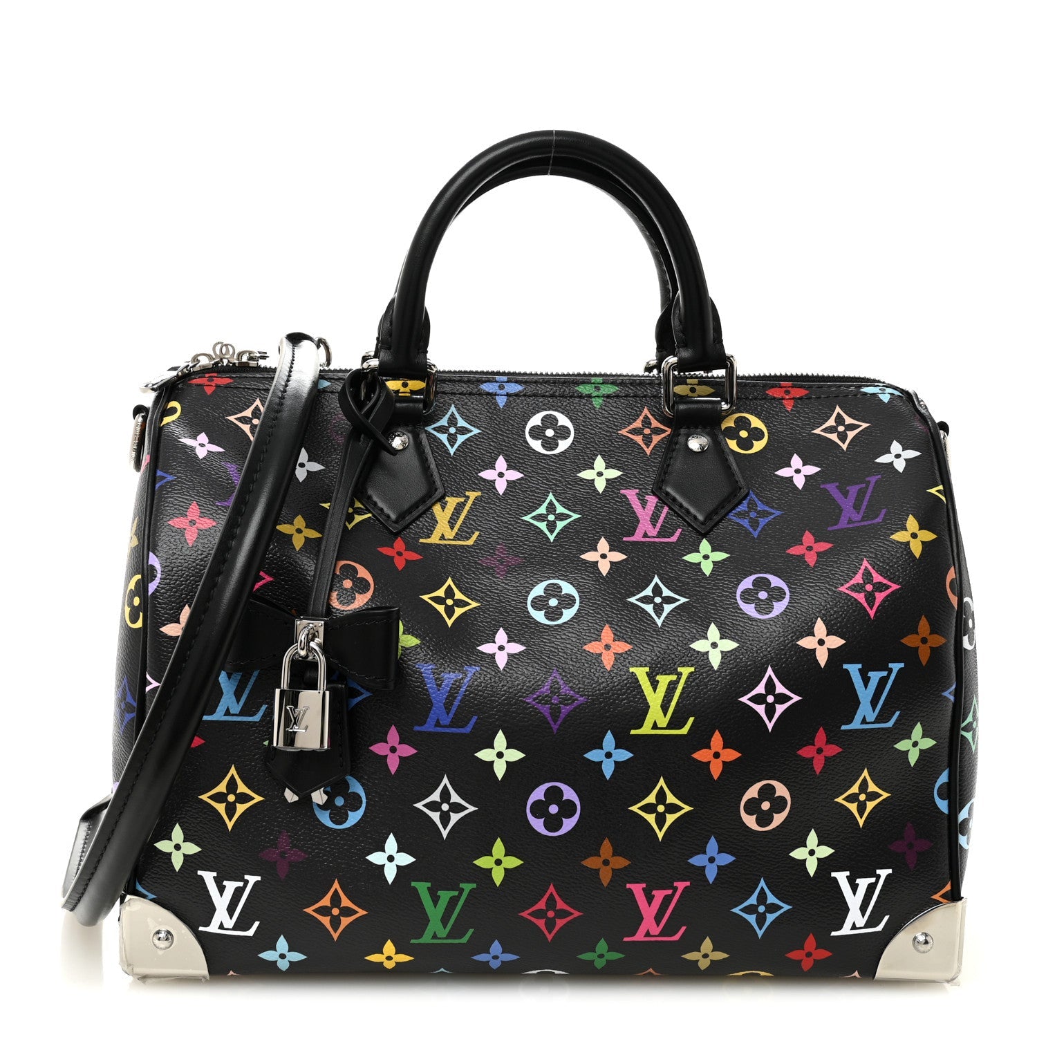 Louis Vuitton LV X TM Monogram Multicolor Speedy Soft 30 Black