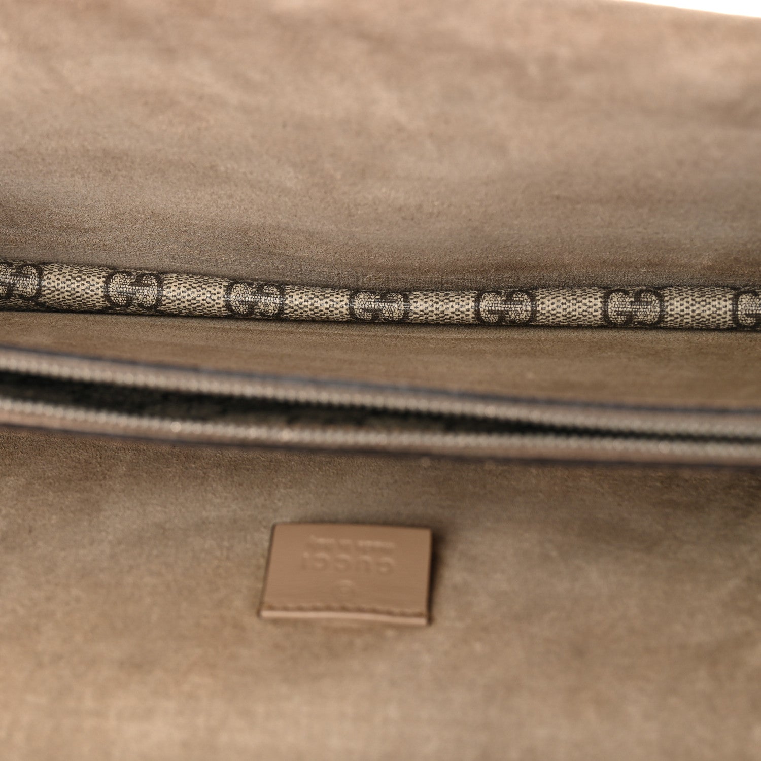 Gucci GG Supreme Monogram Small Dionysus Shoulder Bag Taupe