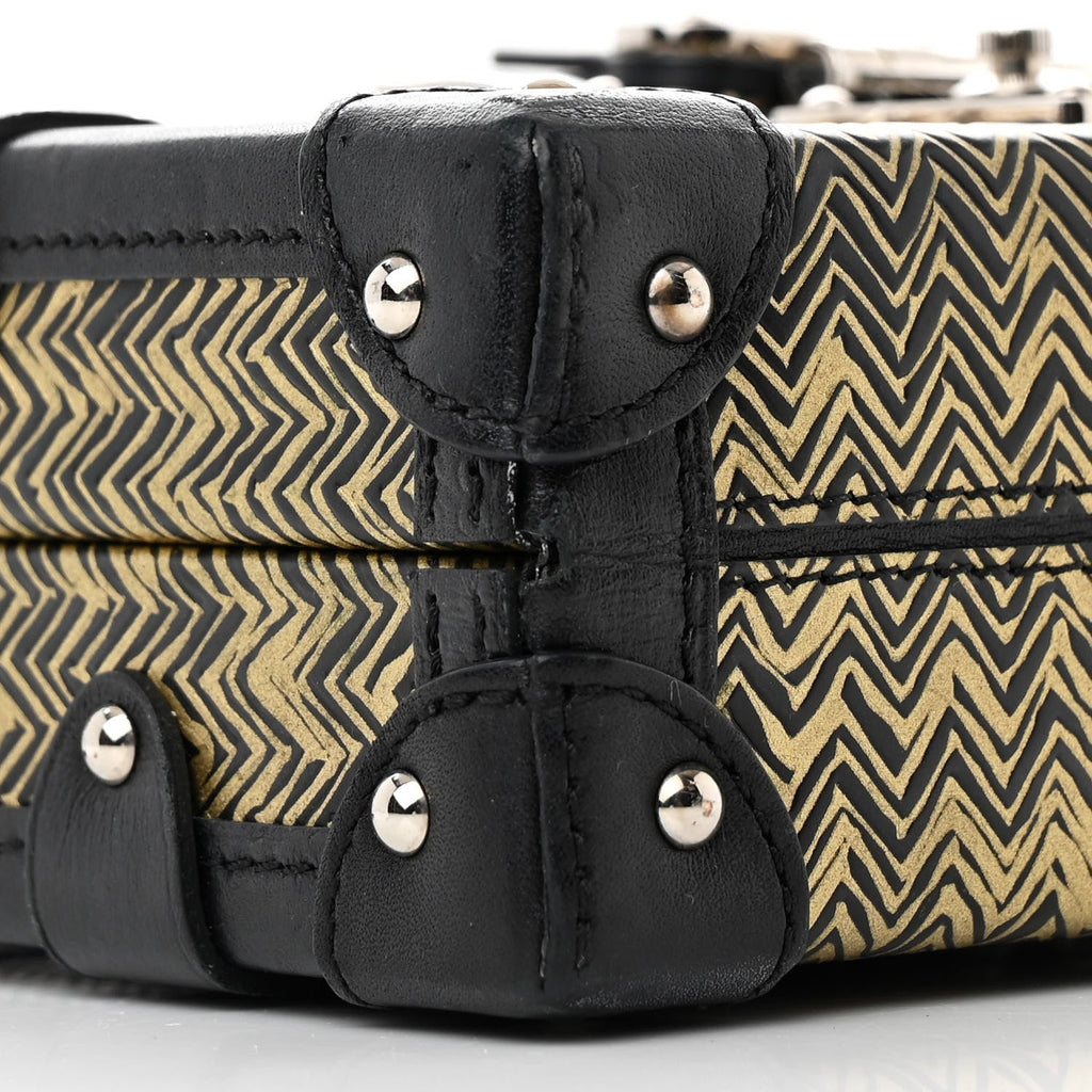 Louis Vuitton Epi Chevron Printed Petite Malle