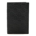 Gucci Guccissima Passport Case Black