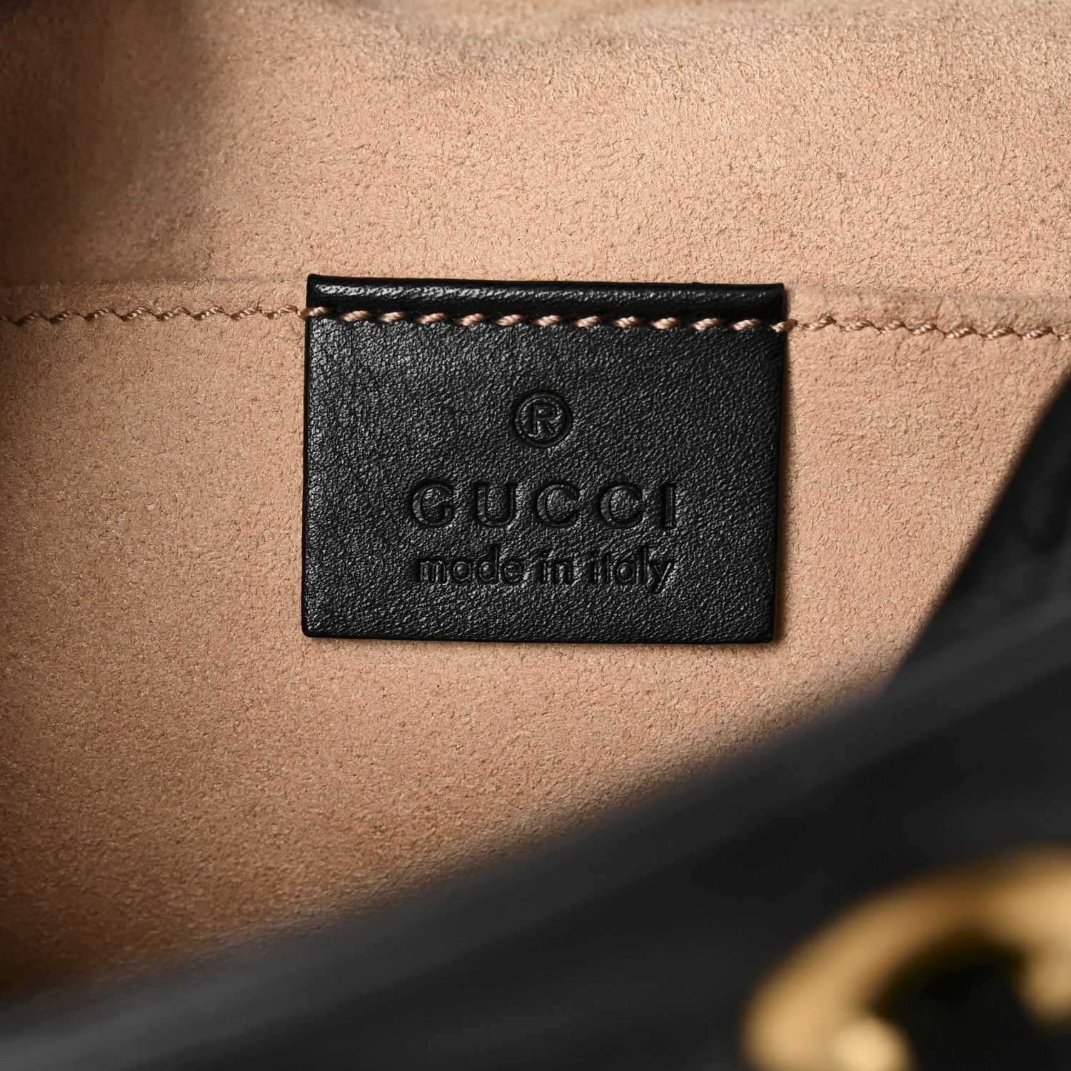 Gucci Calfskin Matelasse GG Marmont Flap Backpack Black