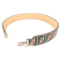 FENDI Zucca Print Leather Bag Shoulder Strap 90cm Beige Green