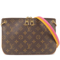 Louis Vuitton Monogram Lorette Shoulder Bag Hot Pink M44053