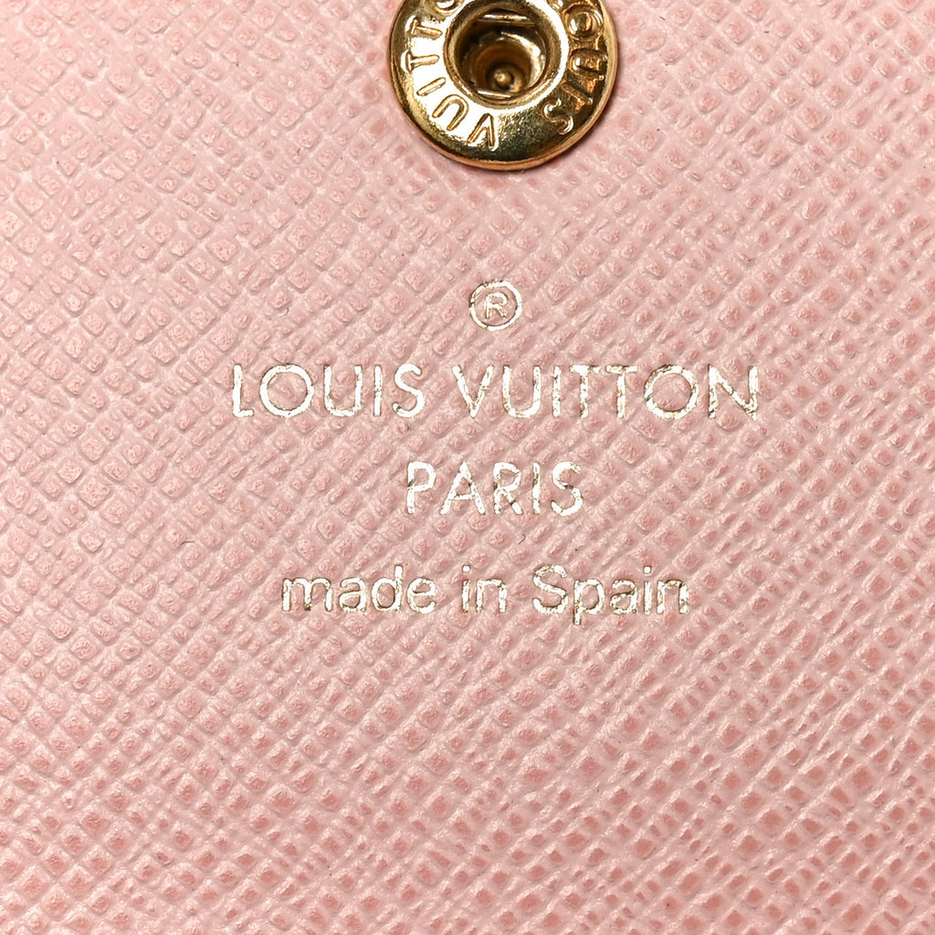 Louis Vuitton Damier Azur Rosalie Coin Purse Rose Ballerine