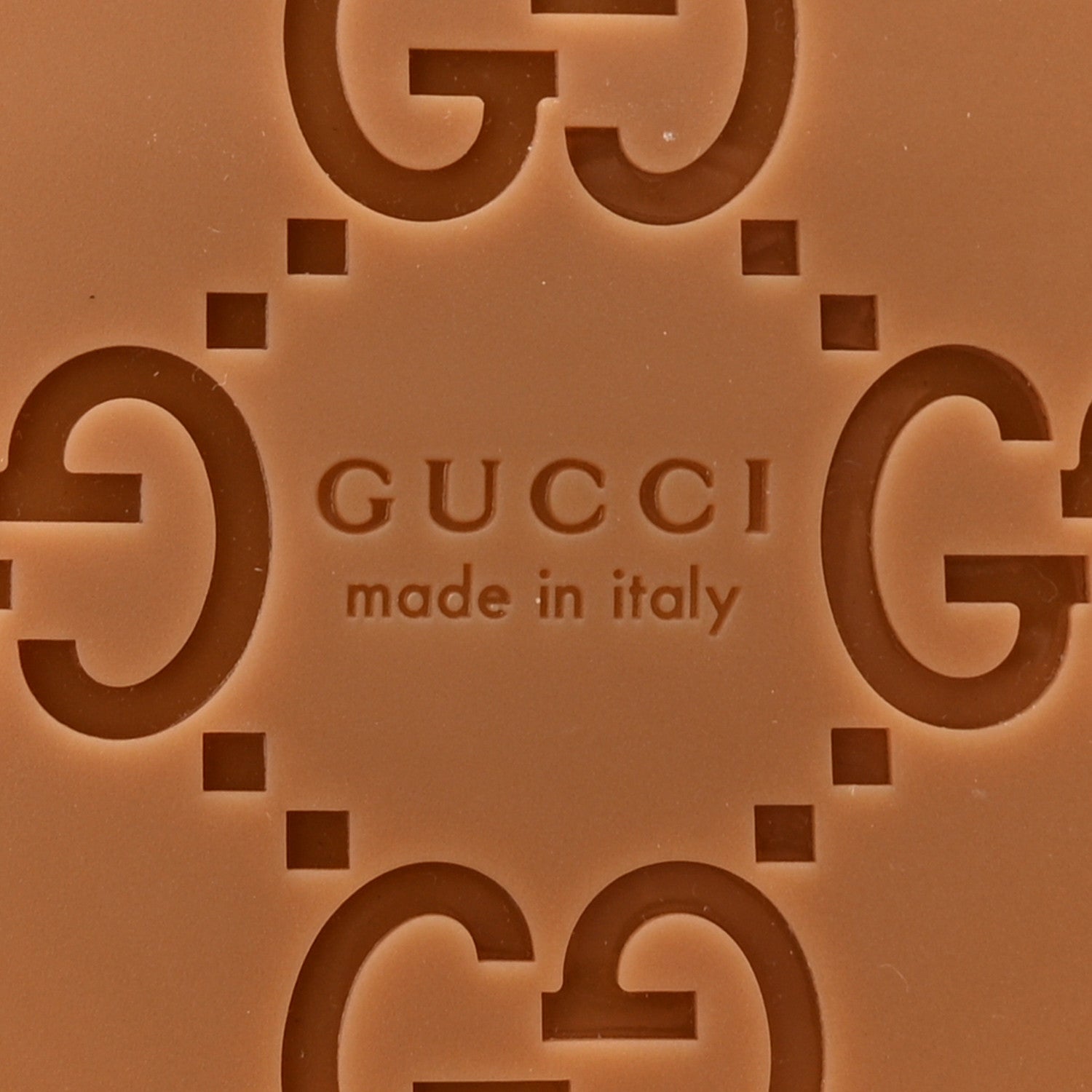 Gucci Original GG Canvas Monogram Womens GG Platform Sandals 37 Beige Dark Brown