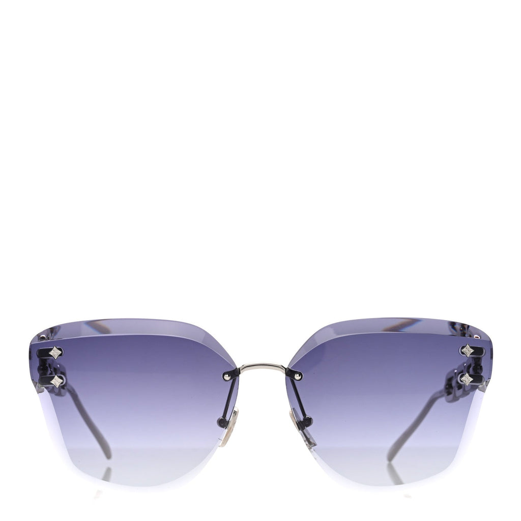 Louis Vuitton Metal LV Jewel Sunglasses Z2142U Silver Grey