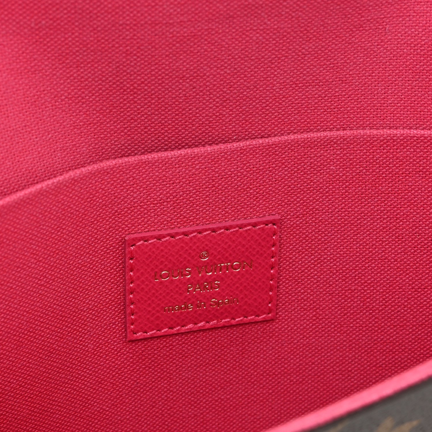 Louis Vuitton Monogram 2021 Christmas Animation Hollywood Pochette Felicie Chain Wallet Fuchsia