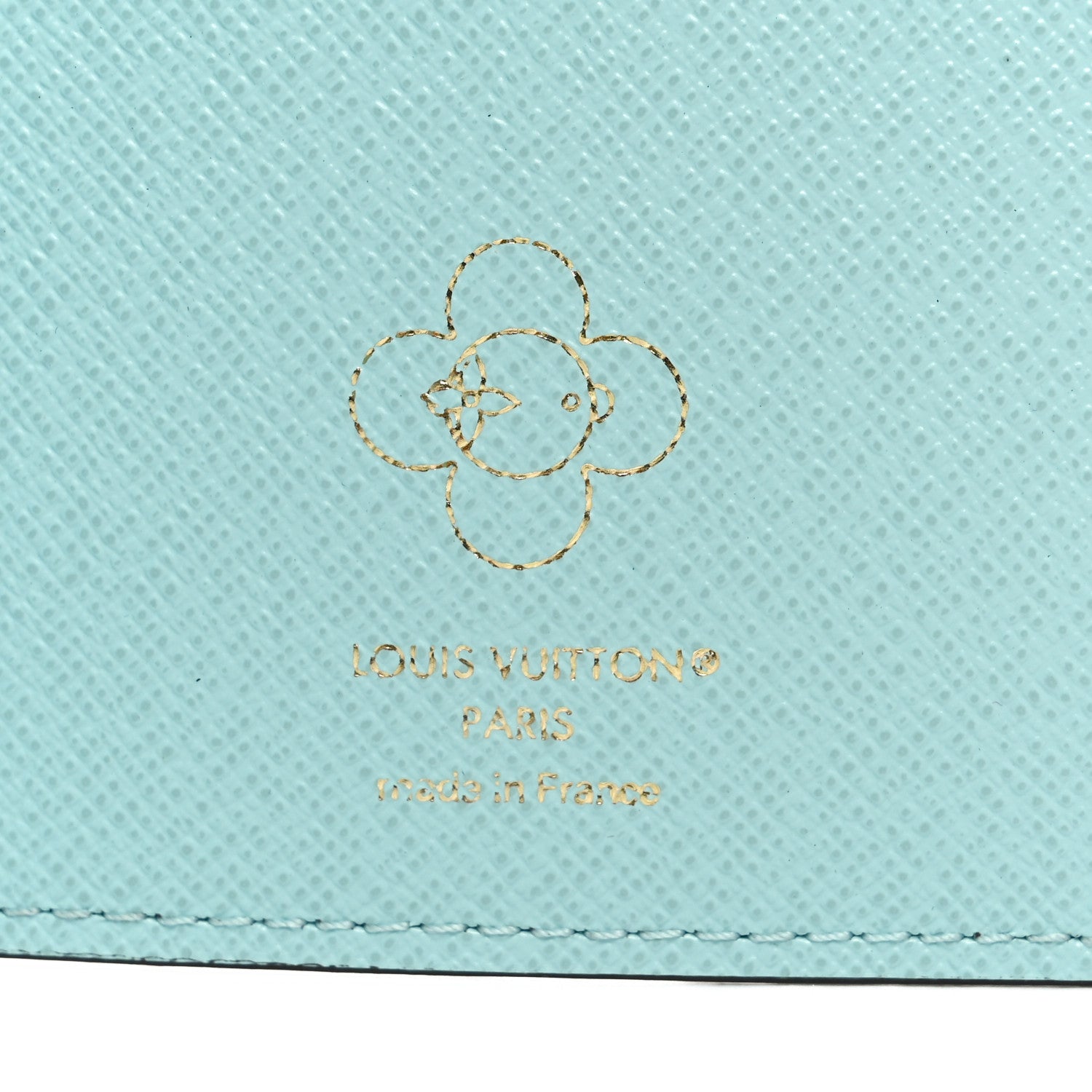 Louis Vuitton Monogram 2025 Christmas Animation Passport Cover Azur Frost