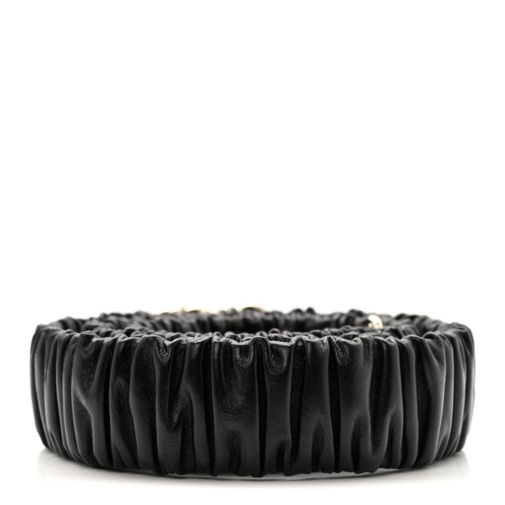 Lambskin Crystal CC Belt 85 34 Black