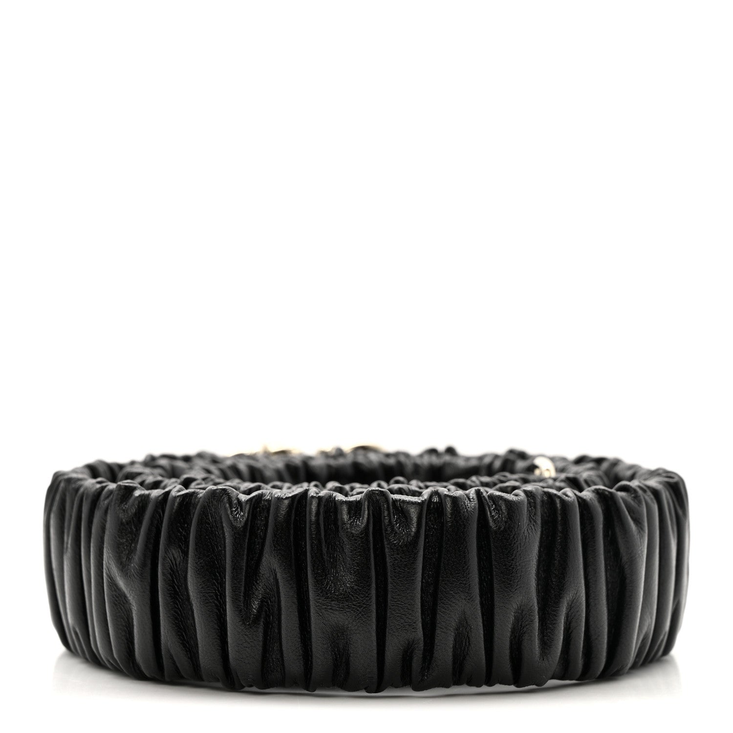 Lambskin Crystal CC Belt 85 34 Black