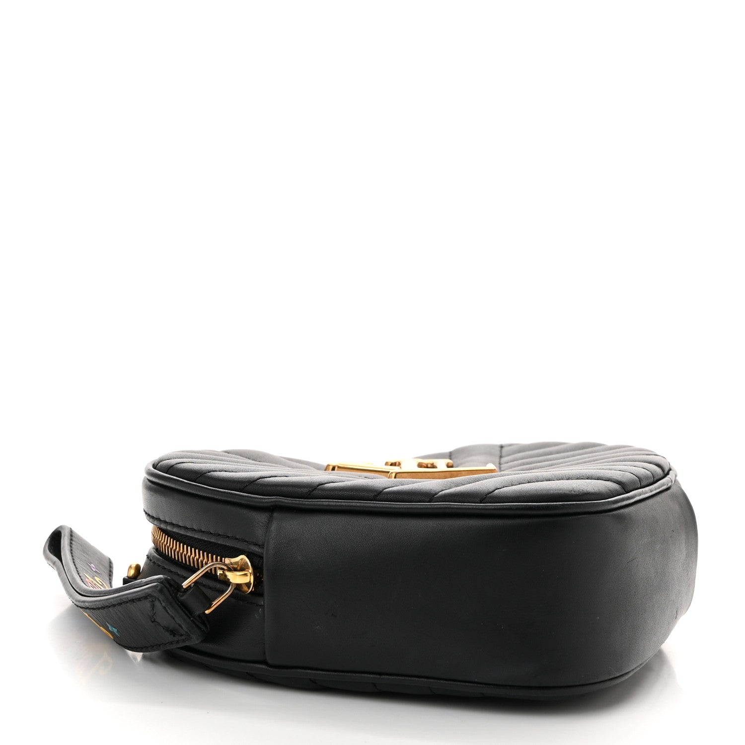 Louis Vuitton Calfskin New Wave Heart Bag Black