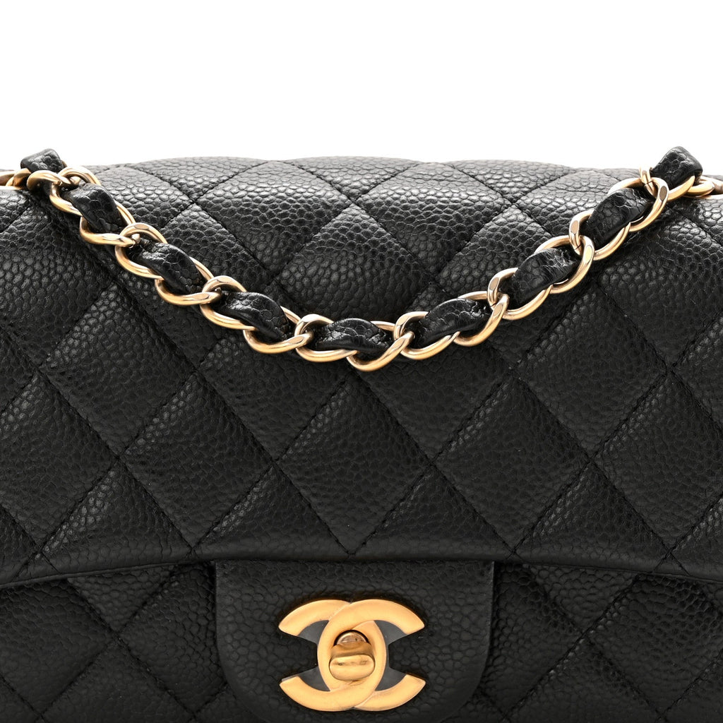 Chanel Caviar Quilted Mini Rectangular Flap Black