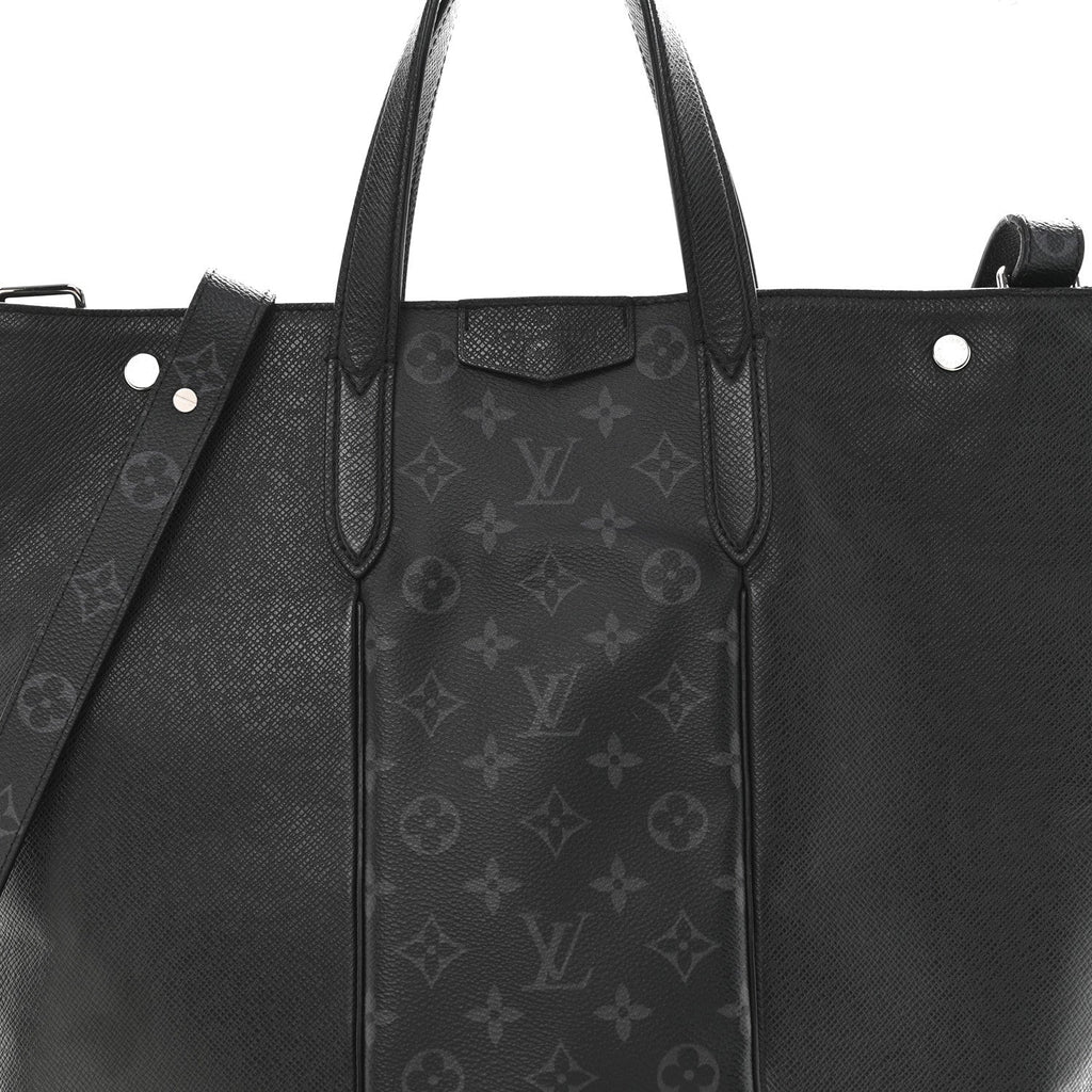 Louis Vuitton Taiga Monogram Eclipse Outdoor Tote Black