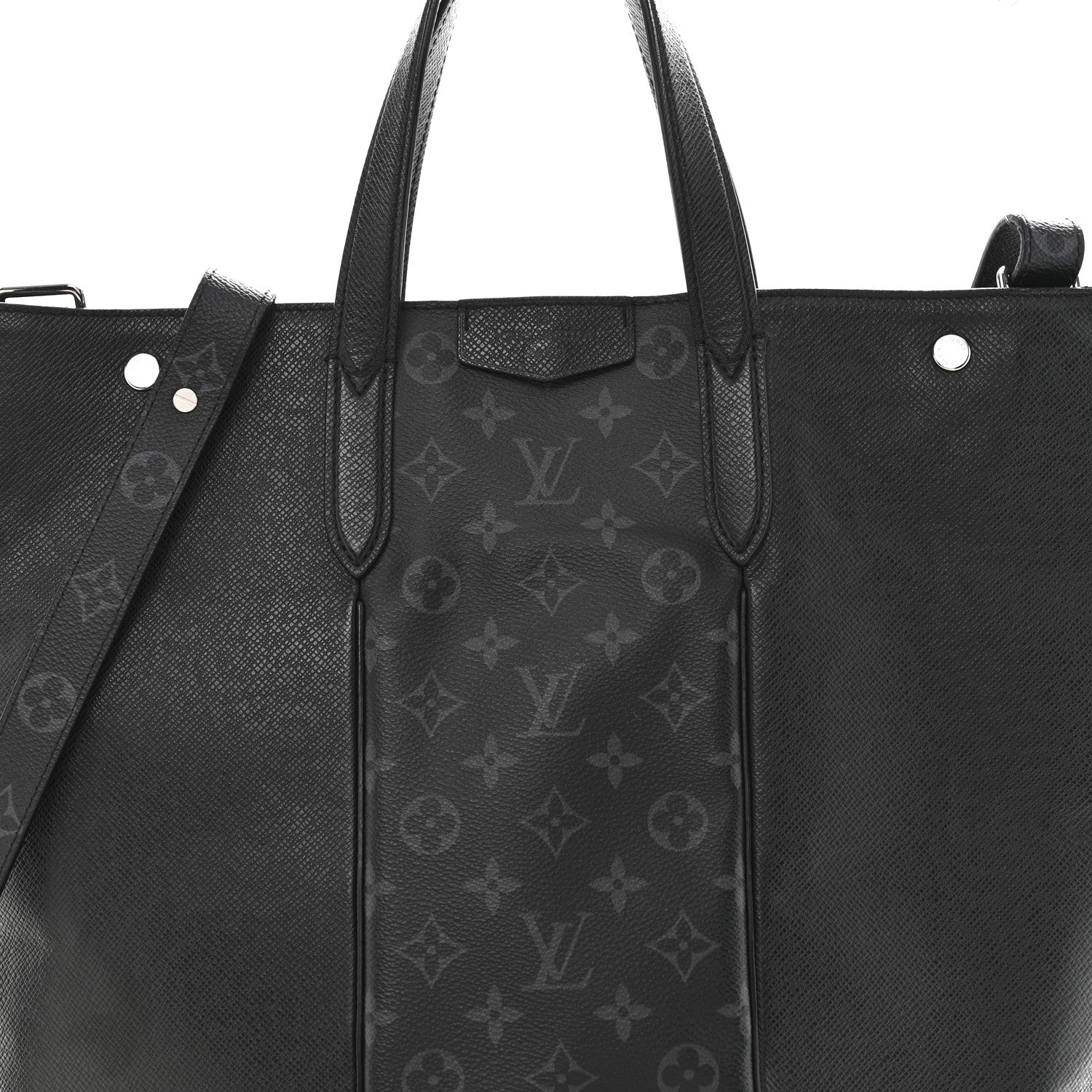 Louis Vuitton Taiga Monogram Eclipse Outdoor Tote Black