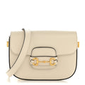 Gucci Azalea Calfskin Horsebit 1955 Shoulder Bag Mystic White