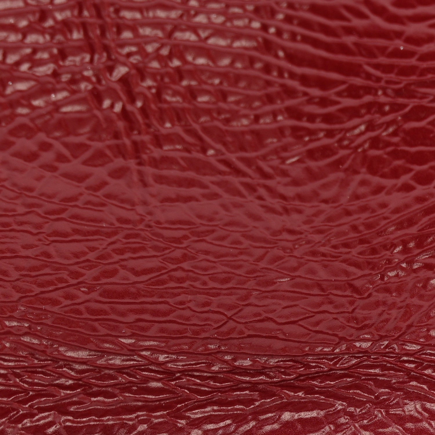 Chanel Shiny Aged Calfskin Shopping Bag Red