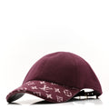 Louis Vuitton Wool Silk Monogram Endless Cap L Bordeaux