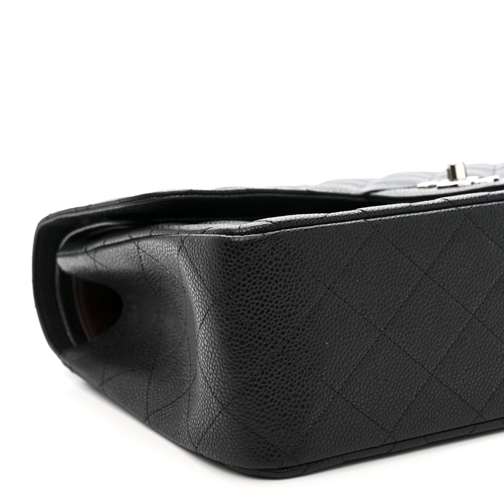 Chanel Caviar Quilted Jumbo Double Flap Black