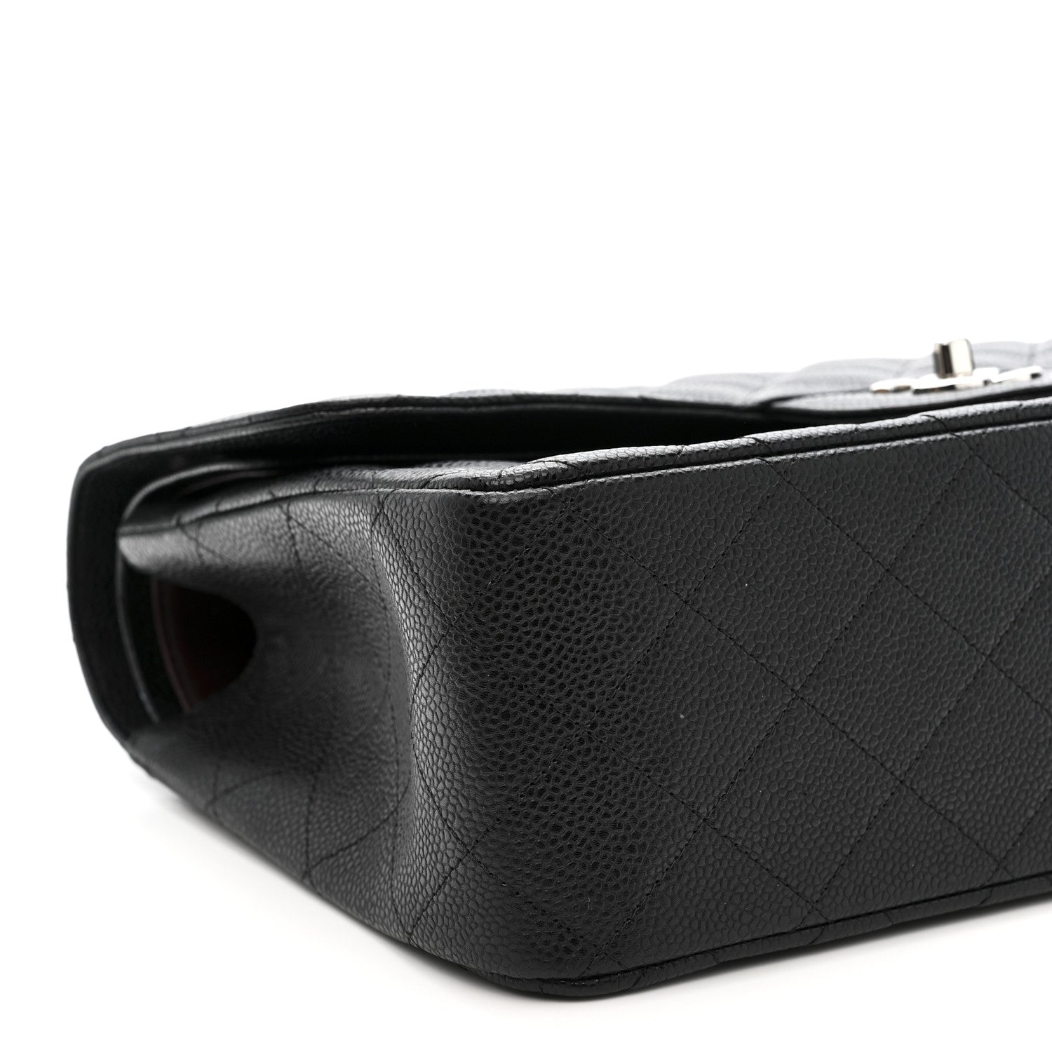 Chanel Caviar Quilted Jumbo Double Flap Black