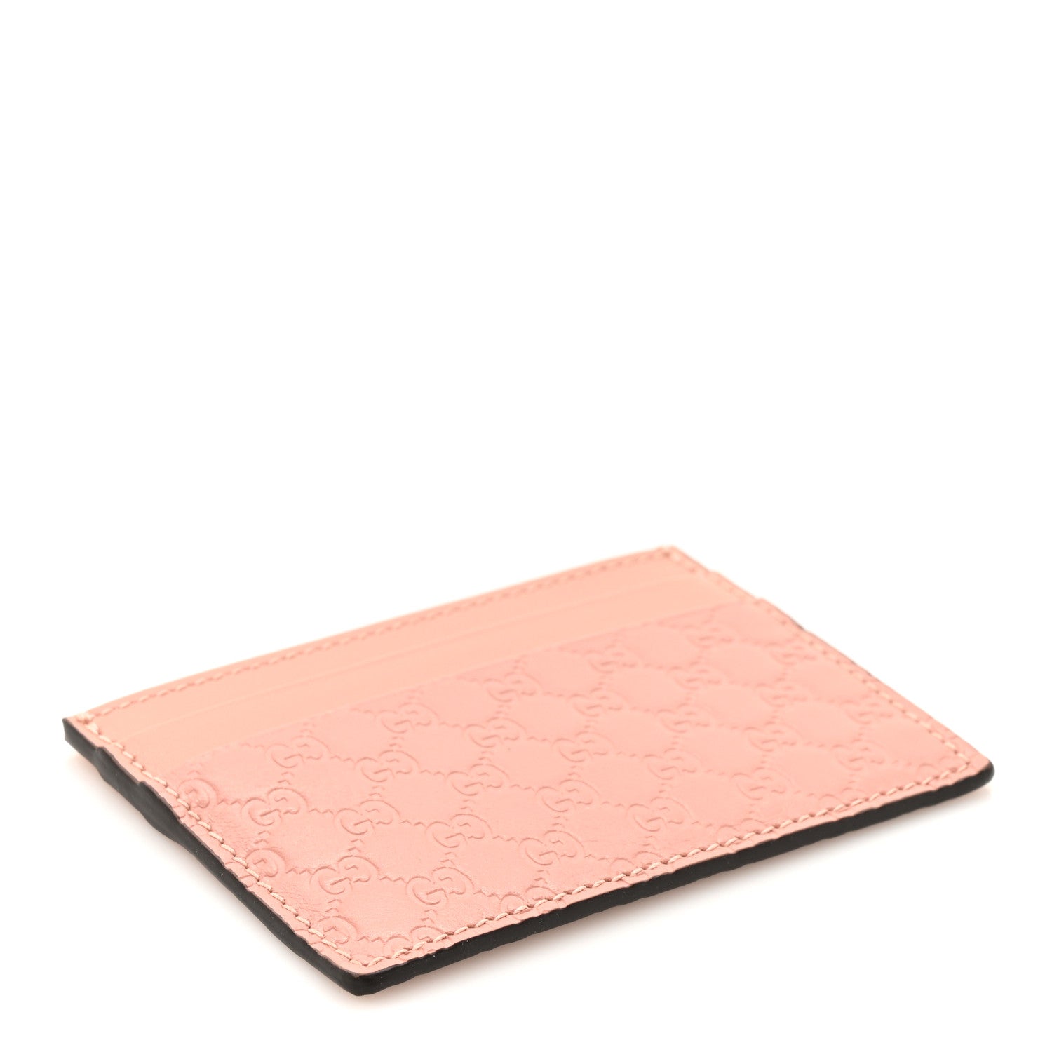 Gucci Microguccissima Card Holder Soft Pink
