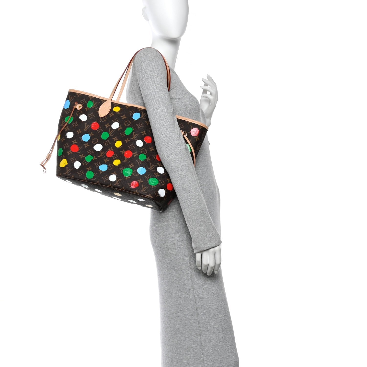 Louis Vuitton LV X YK Monogram Dots Neverfull MM