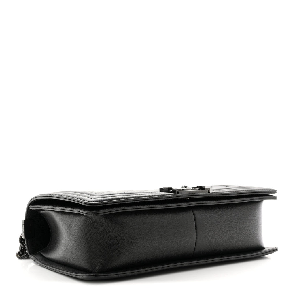 Chanel Caviar Quilted New Medium Boy Flap So Black