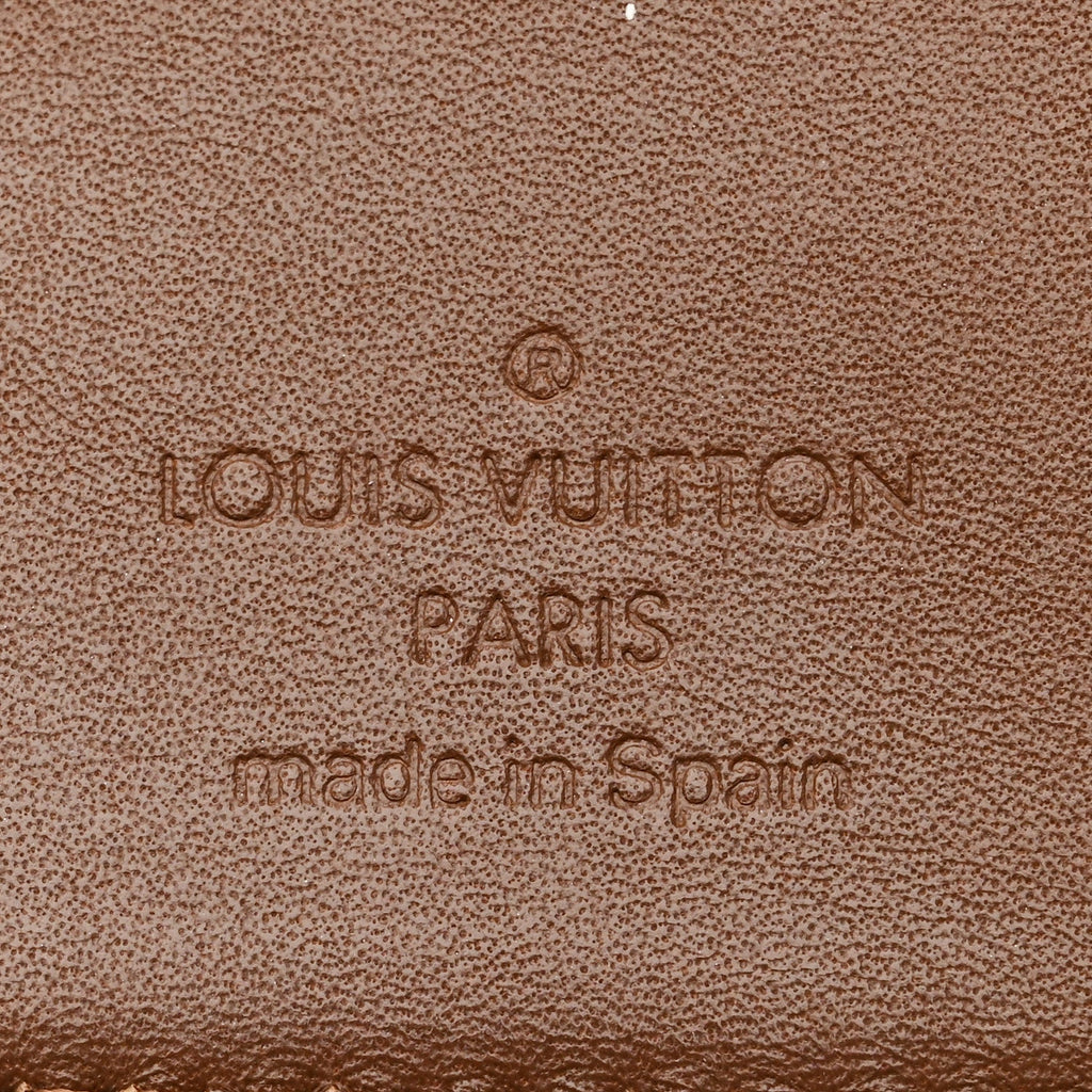 Louis Vuitton Vernis Small Ring Agenda Cover Bronze