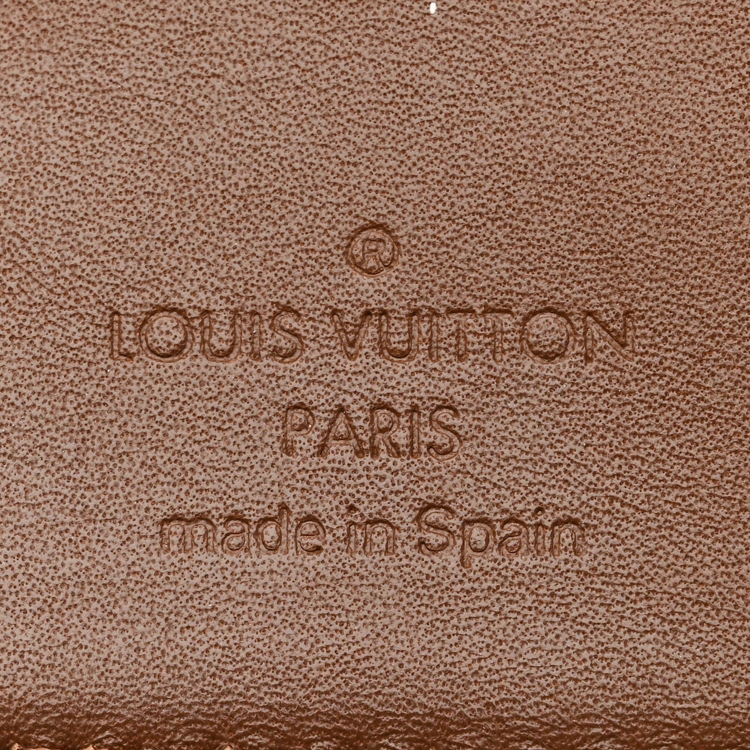 Louis Vuitton Vernis Small Ring Agenda Cover Bronze
