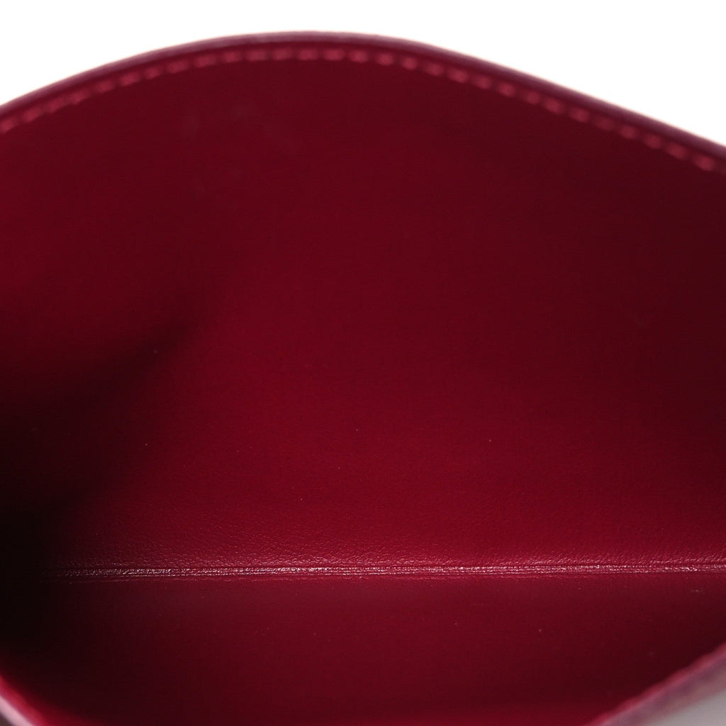 Louis Vuitton Calfskin Felicie Card Holder Insert Fuchsia