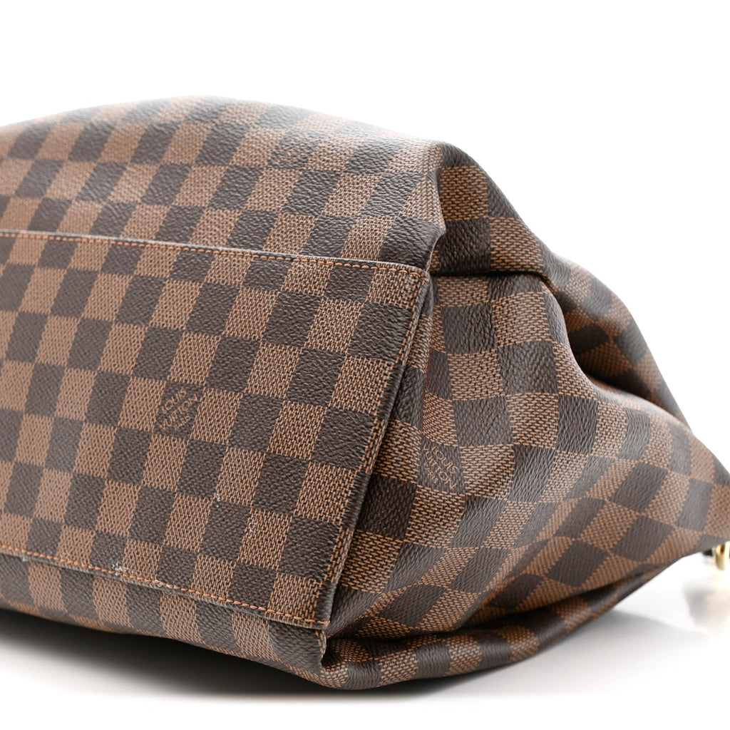Louis Vuitton Damier Ebene Odeon Tote MM Black