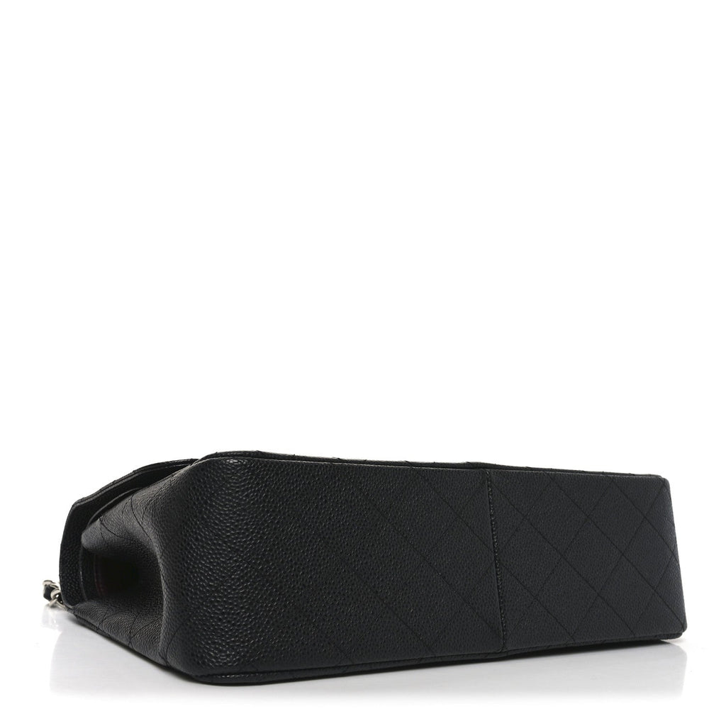 Chanel Caviar Quilted Jumbo Double Flap Black